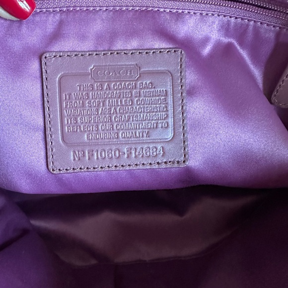 Coach Like new Large tote bag pebble leather - Picture 5 of 16